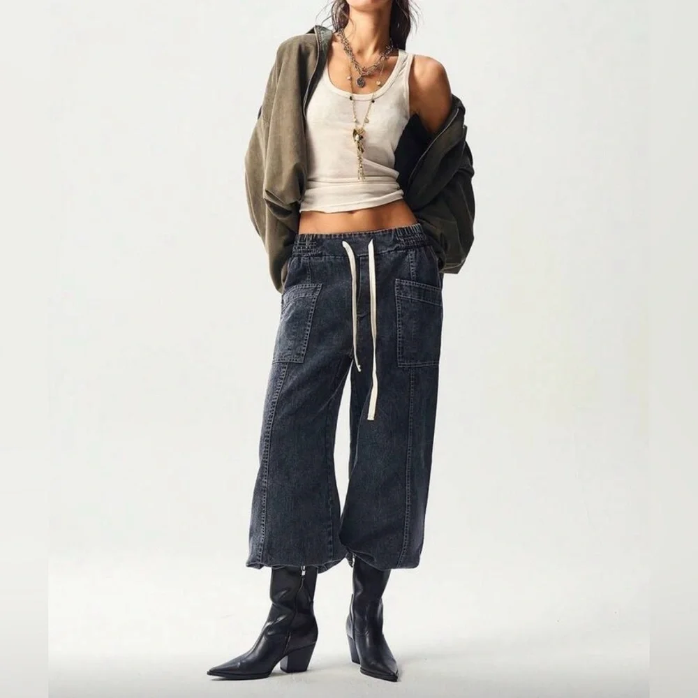 NEW Women's Black Wide-Leg Pants